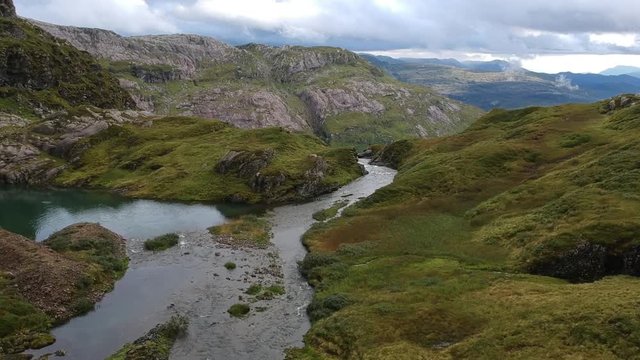 Rivers and lakes in the norwegian mountains