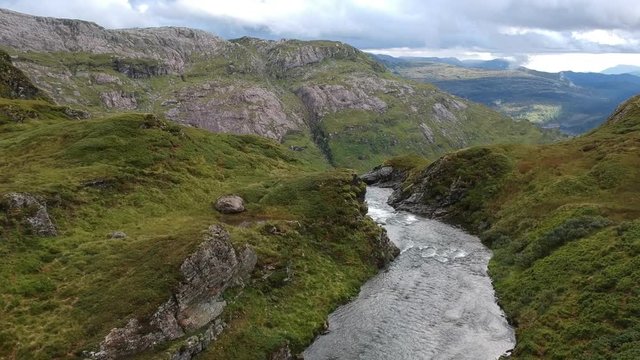 Rivers and lakes in the norwegian mountains
