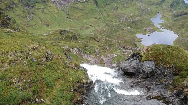 Rivers and lakes in the norwegian mountains