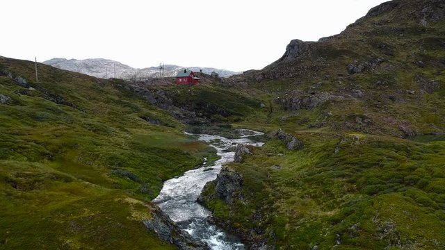 Rivers and lakes in the norwegian mountains