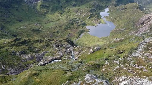 Rivers and lakes in the norwegian mountains