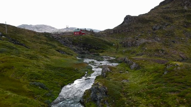 Rivers and lakes in the norwegian mountains