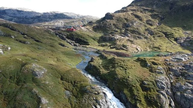 Rivers and lakes in the norwegian mountains