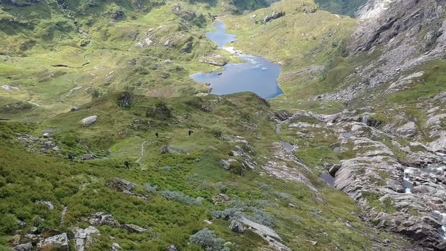 Rivers and lakes in the norwegian mountains