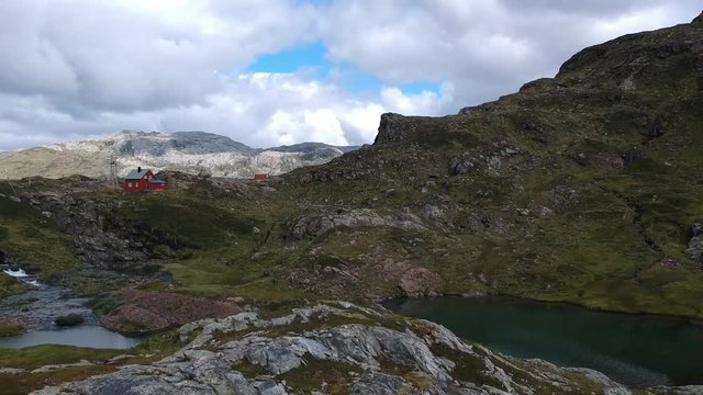 Rivers and lakes in the norwegian mountains
