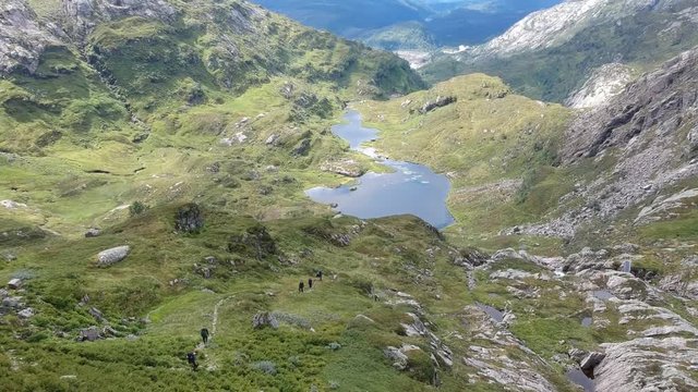 Rivers and lakes in the norwegian mountains