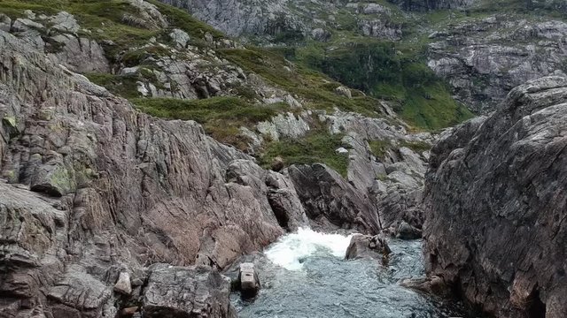 Rivers and lakes in the norwegian mountains