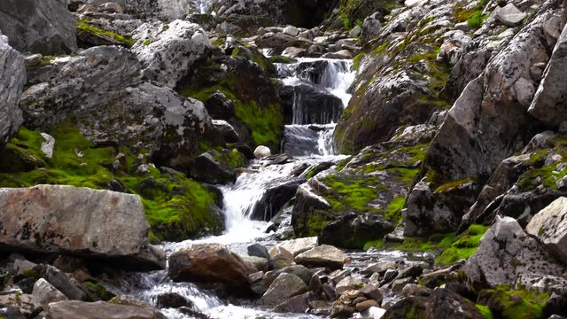 Rivers and lakes in the norwegian mountains