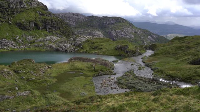 Rivers and lakes in the norwegian mountains