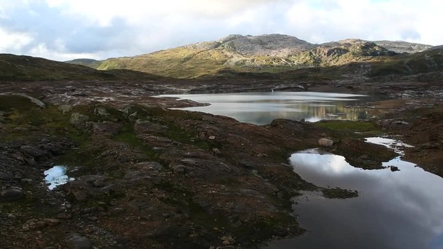Rivers and lakes in the norwegian mountains
