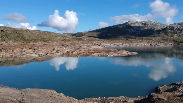 Rivers and lakes in the norwegian mountains