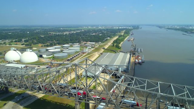 Aerial Port Of Greater Baton Rouge Louisiana