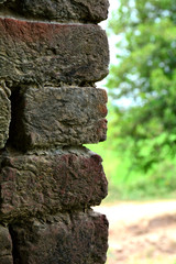 bricks wall and cementary work