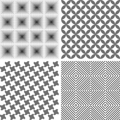 seamless repeat pattern, abstract background - set