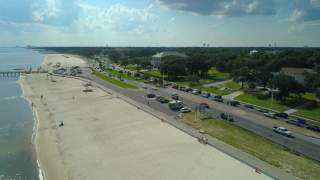 Done footage of Biloxi Beach 4k 24p