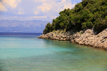 Naklejka premium Peninsula Orebic. Croatia.