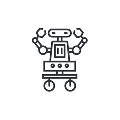 Cute Line Robot