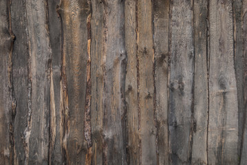 wooden wall with vertical boards. texture