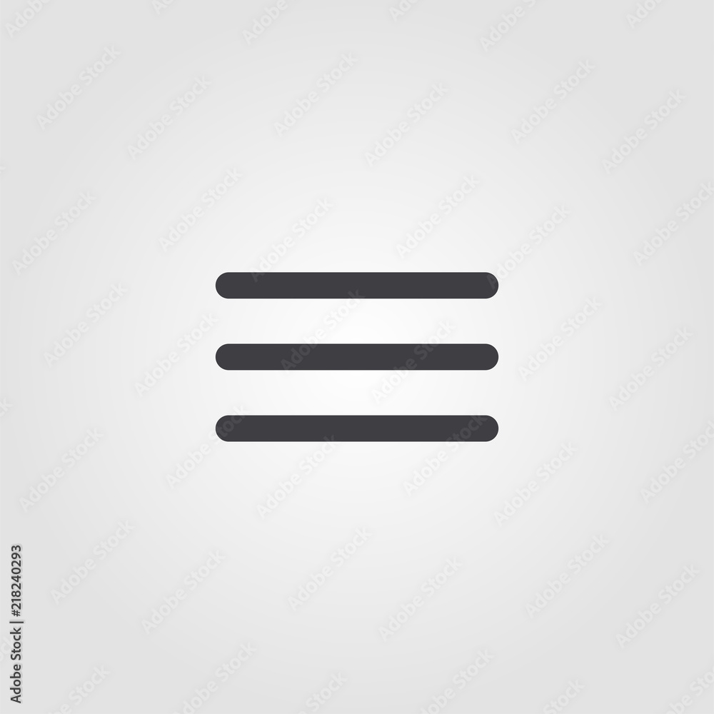 Poster Menu icon. Simple element illustration. Menu pixel perfect icon design from ui collection. Using for web design, apps, software, print.