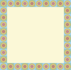 Presentatin board of mediterranean embossment design