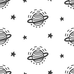Outer Space seamless pattern