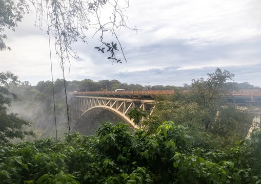 Victoria Falls Bridge between Zamiba and Zimbabwe
