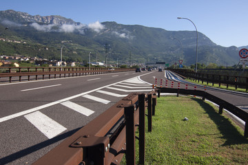 autostrada percorso A22 per Bolzano Brennero Italia