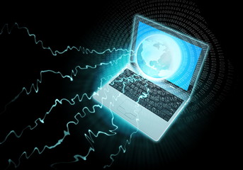 Internet and information technology concept