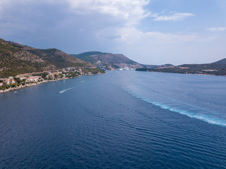 Aerial view of beautiful Croatia