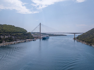Aerial view of beautiful Croatia