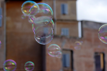 bulles de savon, art de rue