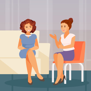 4 426 Best Two Women Talking Cartoon Images Stock Photos Vectors Adobe Stock