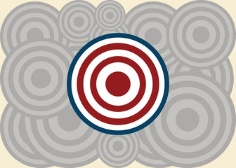 dart target vector illustration 