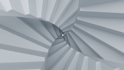 stair abstrat illusion background. 3D Illustration