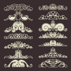 Vintage decorative elements