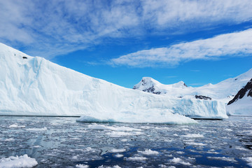 landscape of south pole