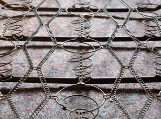 Federkern eines alten Klappbetts