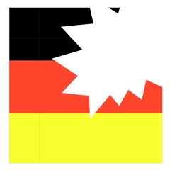 Strappo in bandiera Germania