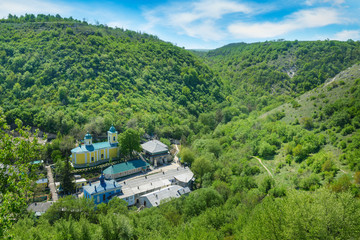 Obraz premium Rock Monastery in village Saharna, Republic Moldova.