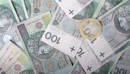 Money from practicing prostitution.