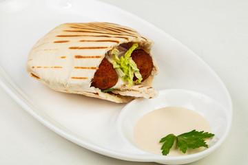 Falafel in the pita