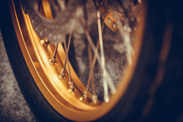 New motorcycle wheel