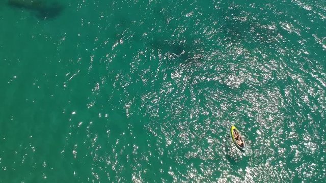 Flying over Jack Sparrow trying to get to his beloved Pearl