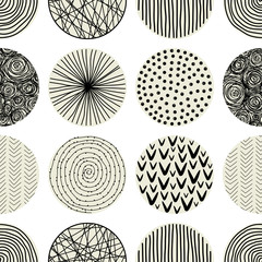 Template seamless geometric abstract pattern.