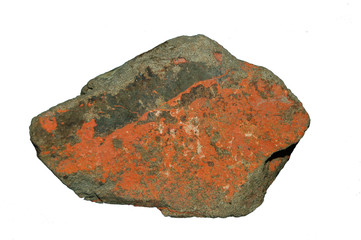 mineral minium isolate on white background