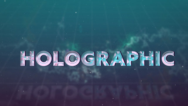 Holographic Foil Titles