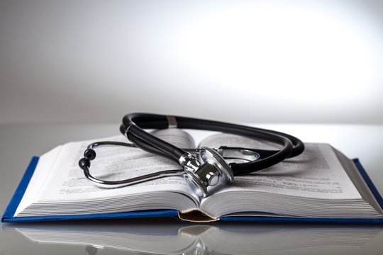 Stethoscope with Open Book