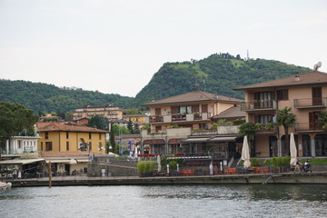 Obraz premium iseo sarnico lombardy italy