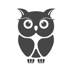 Owl Logo Template, Owl icon simple vector icon