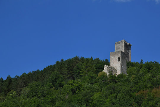 Medieval Towers near Visso, Italy